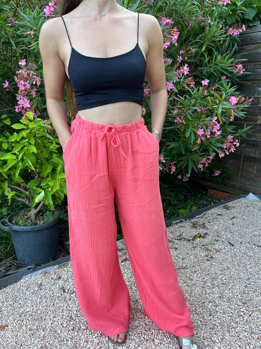 Pantalon Louisa rose