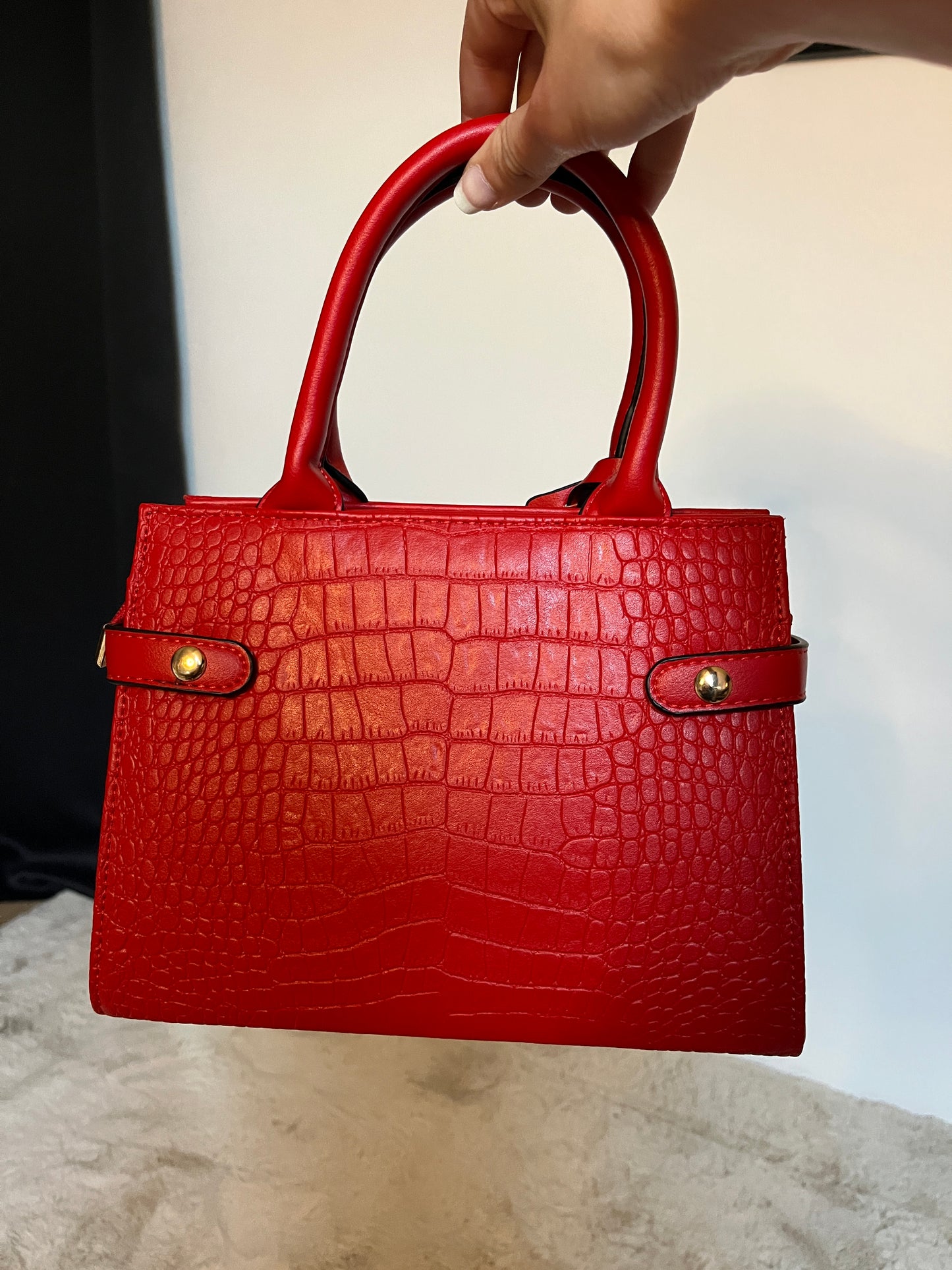 Sac à main Clélia rouge