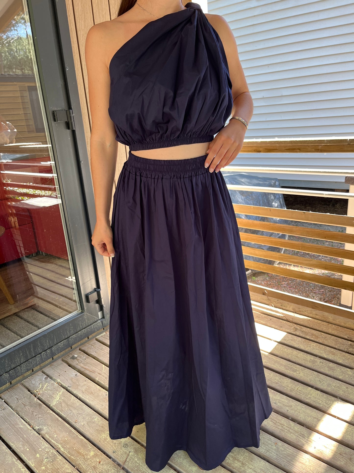 Ensemble Carmen Bleu marine