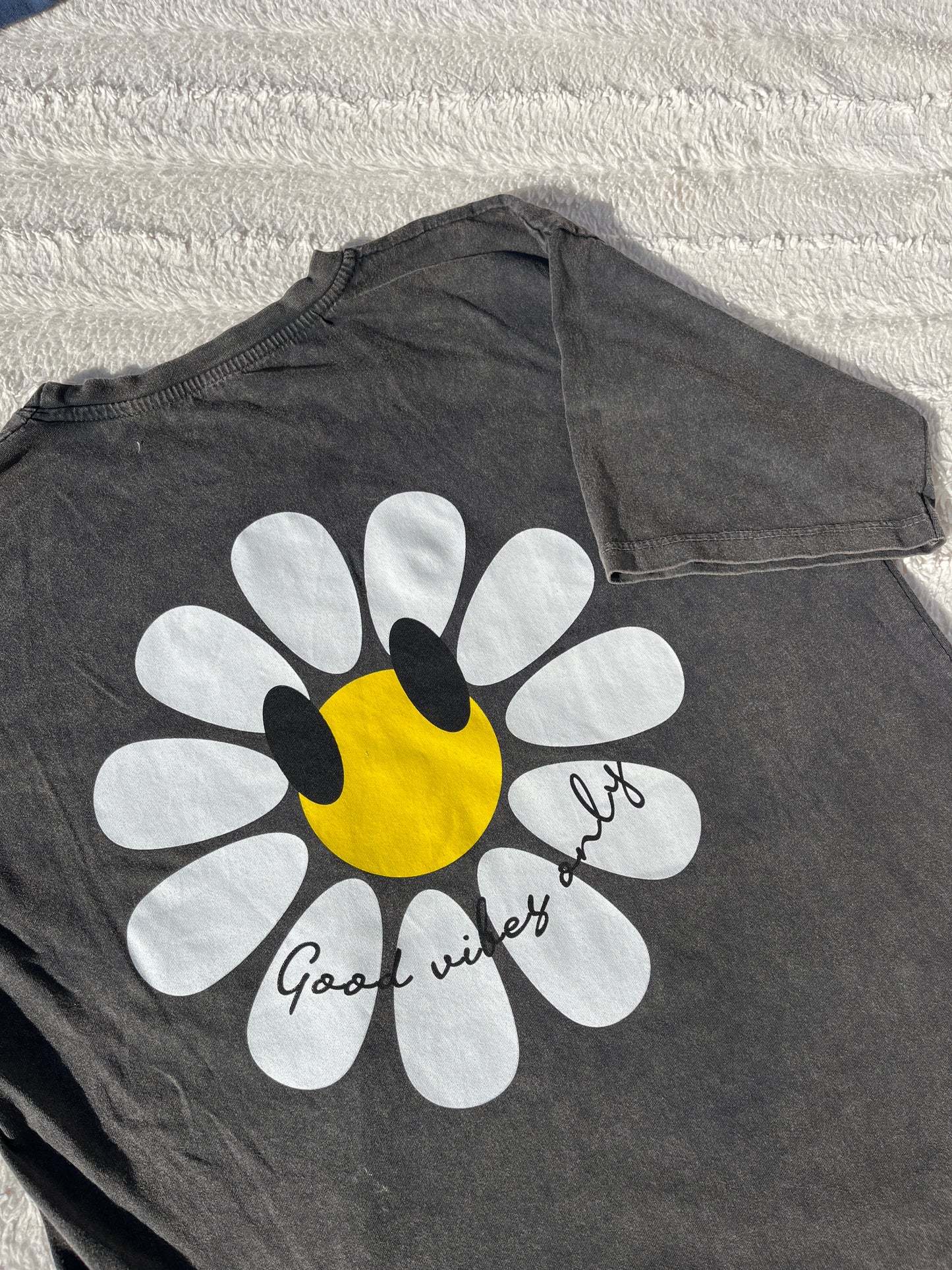 T-shirt Marguerite noir