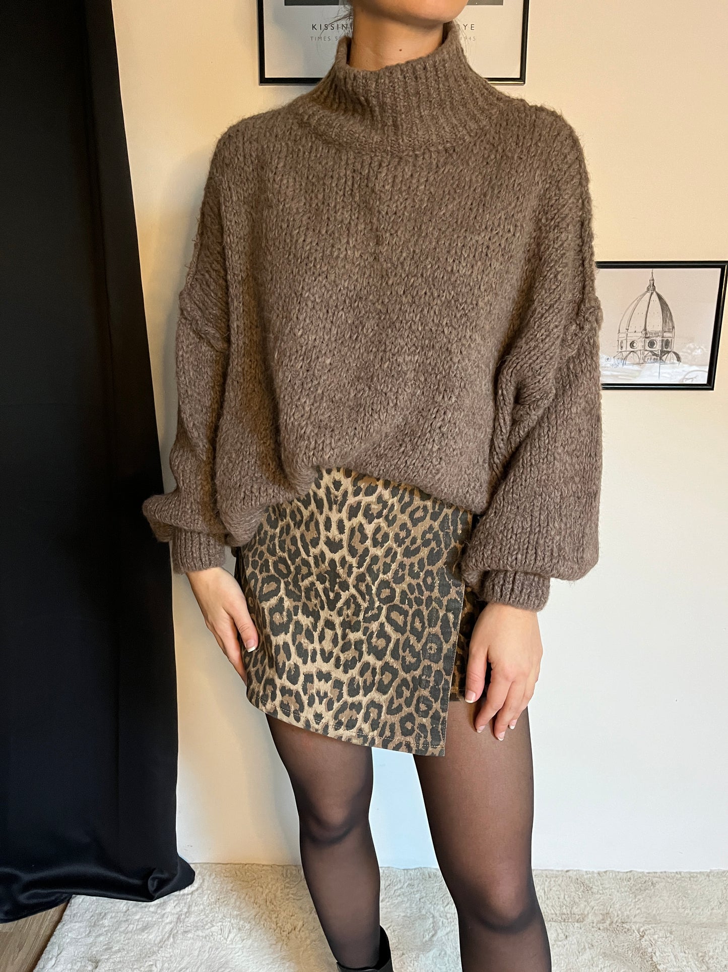 Pull Ana chocolat