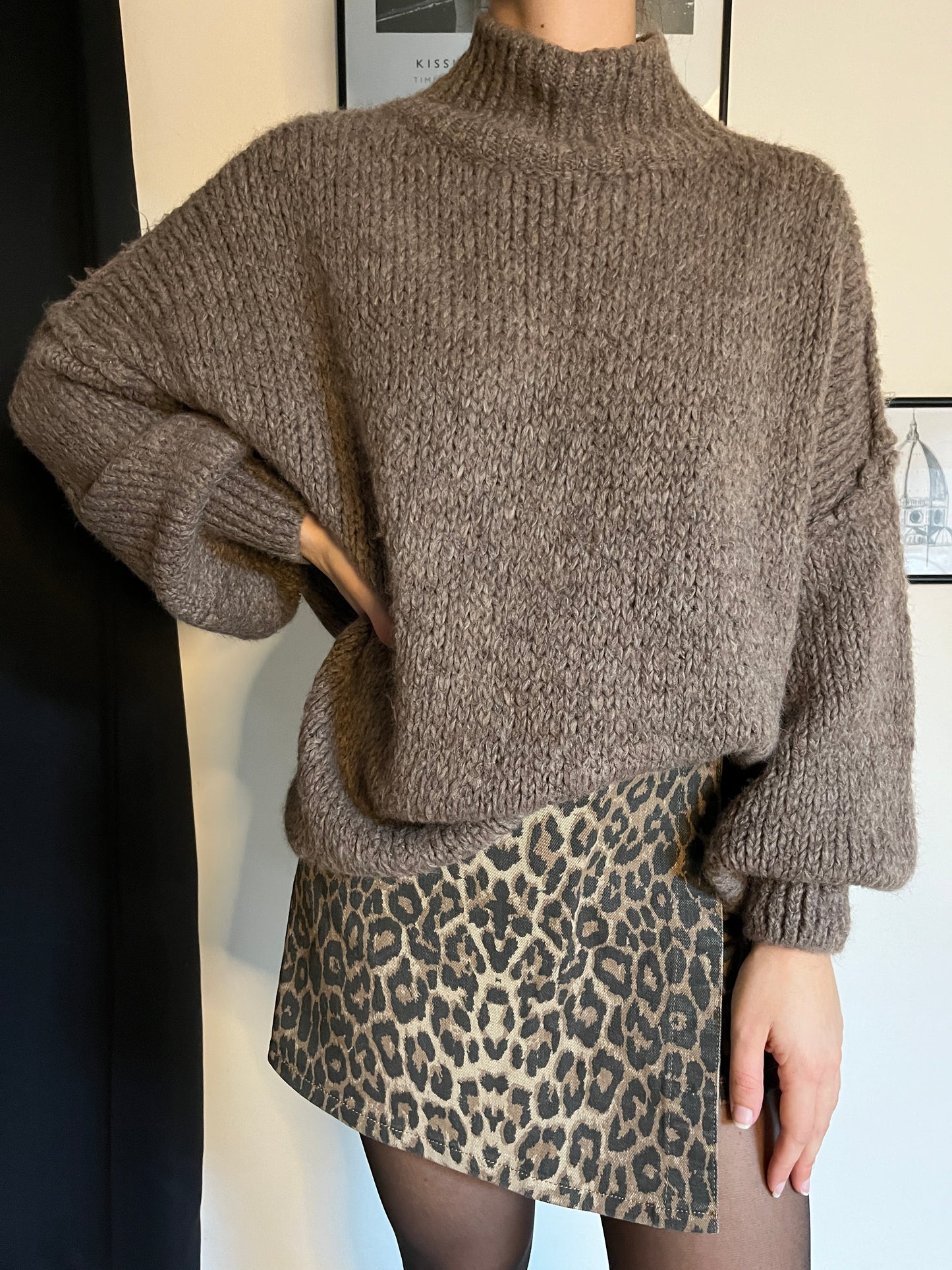 Pull Ana chocolat