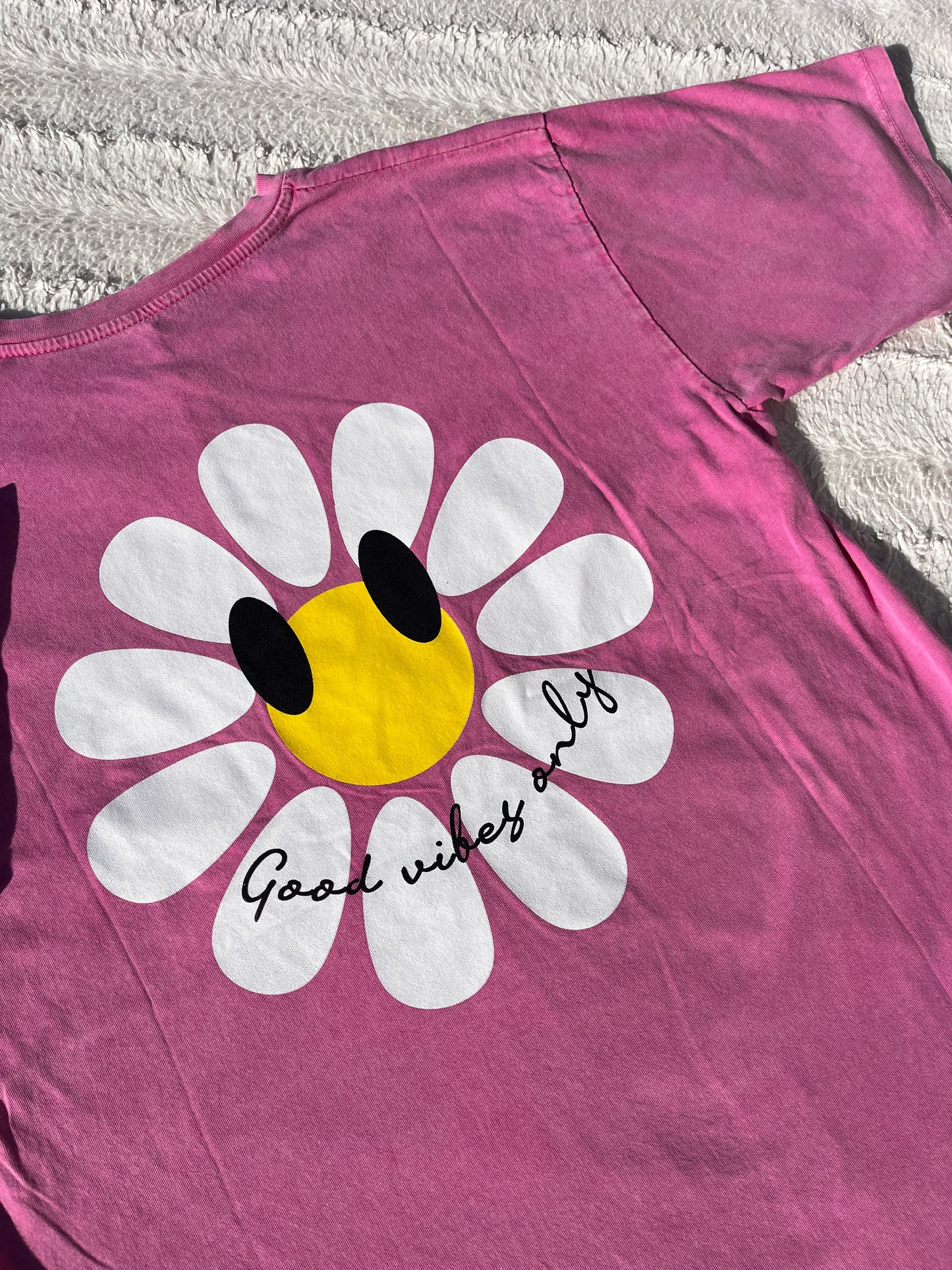T-shirt Marguerite fushia