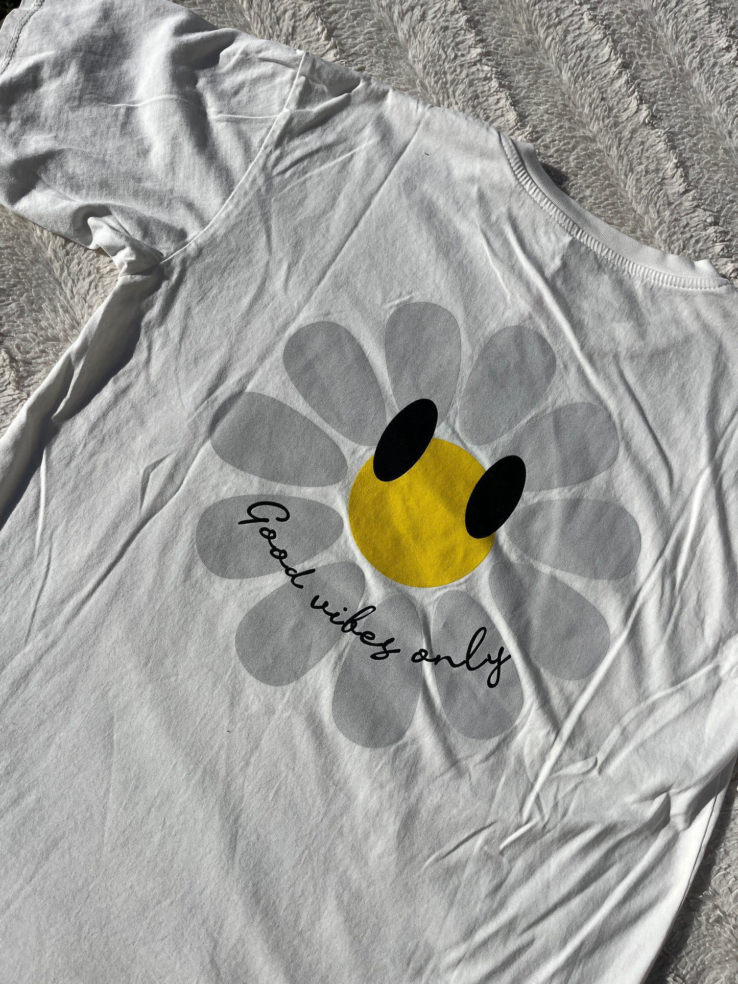T-shirt Marguerite blanc