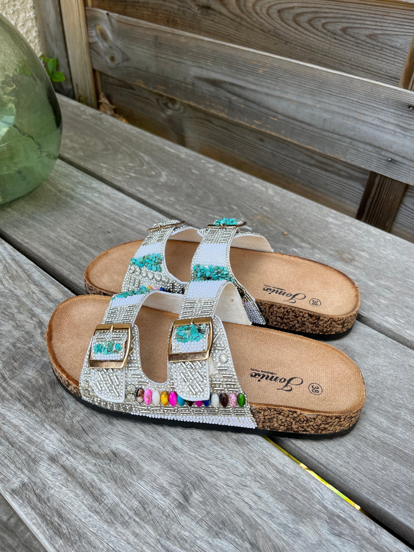 Sandales perles