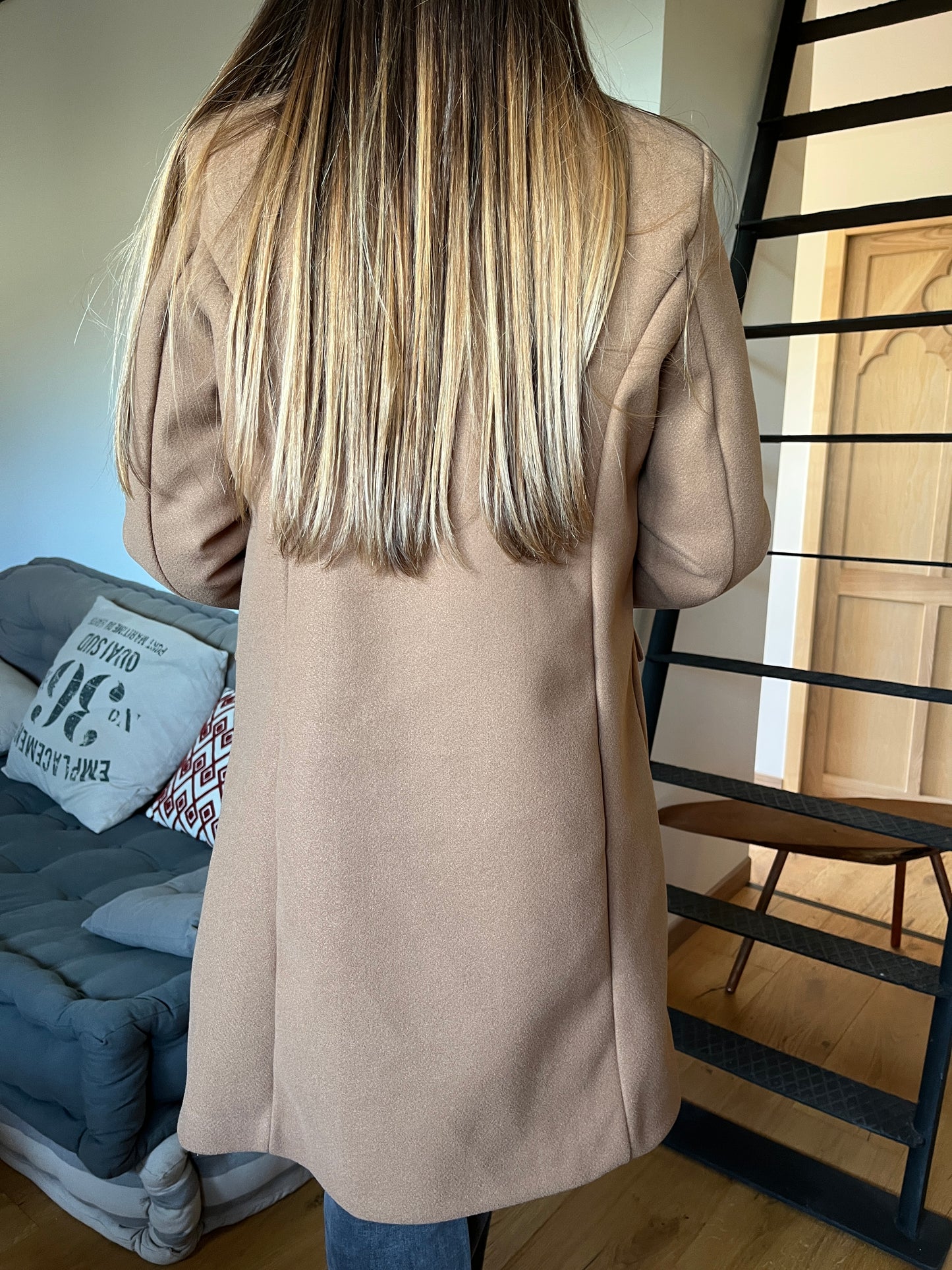 Manteau Leane camel