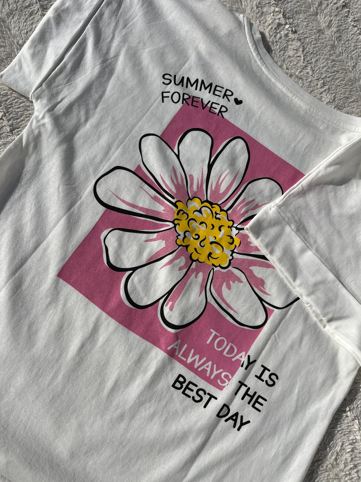 T-shirt Summer blanc