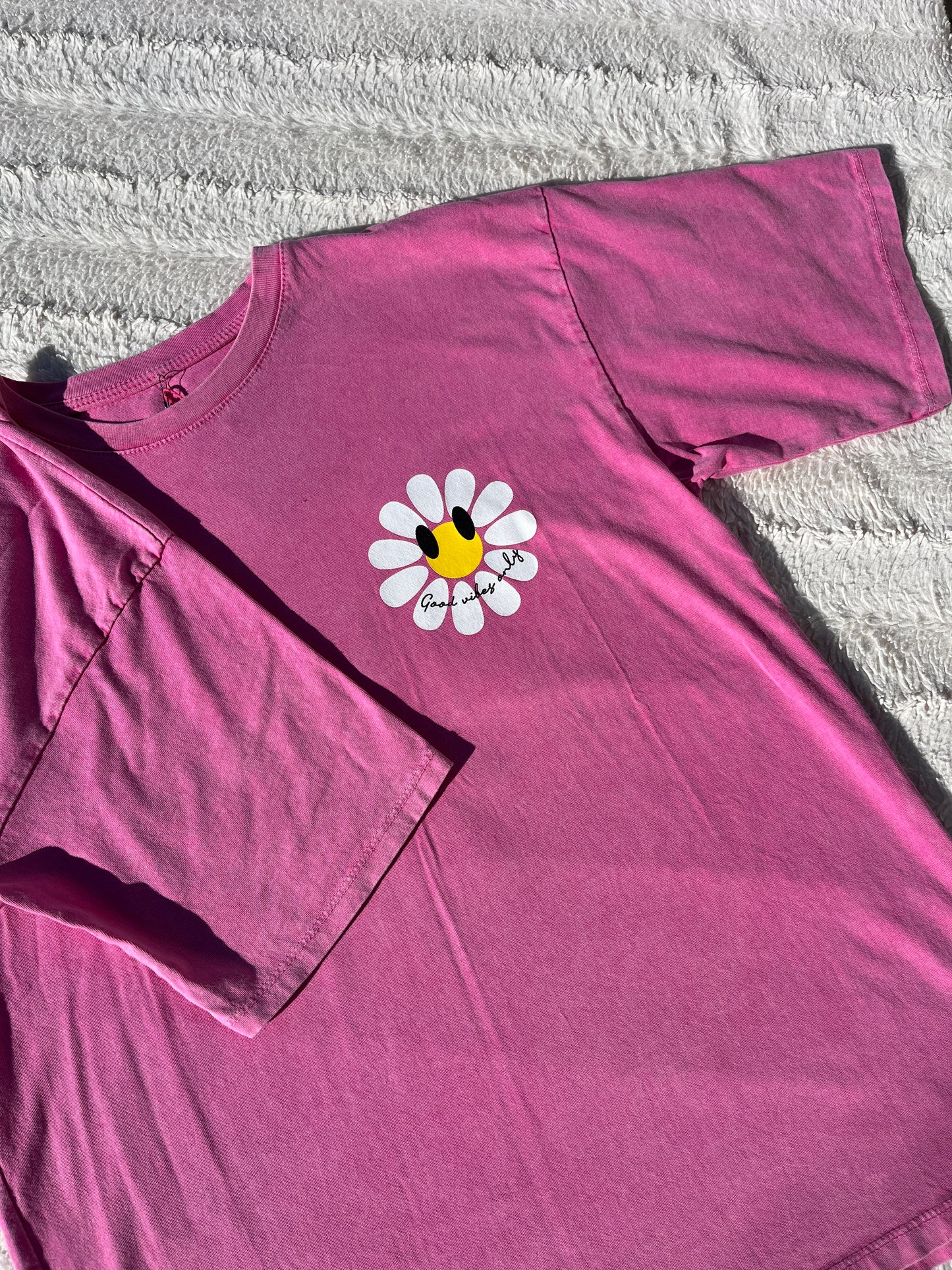 T-shirt Marguerite fushia