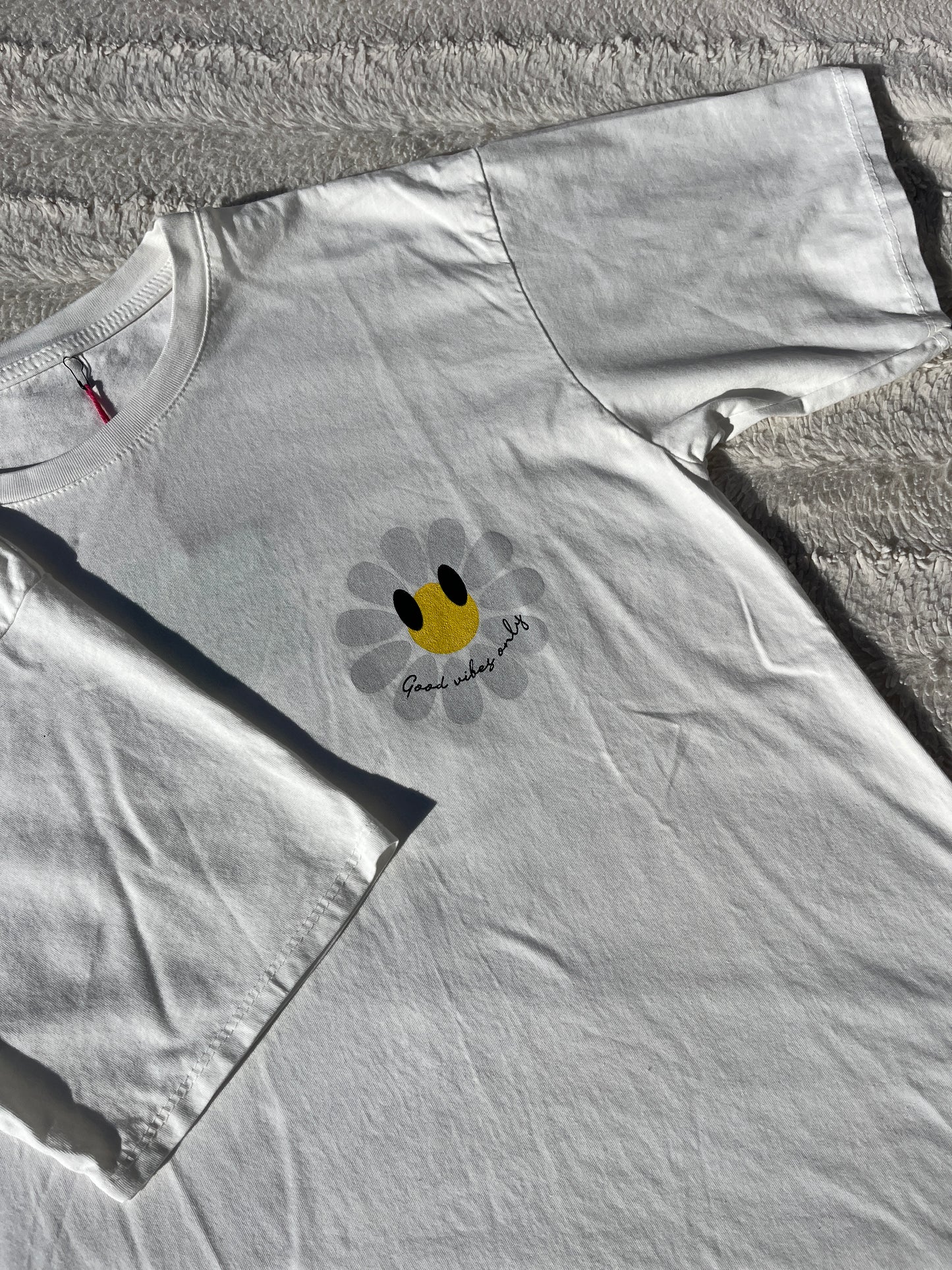 T-shirt Marguerite blanc