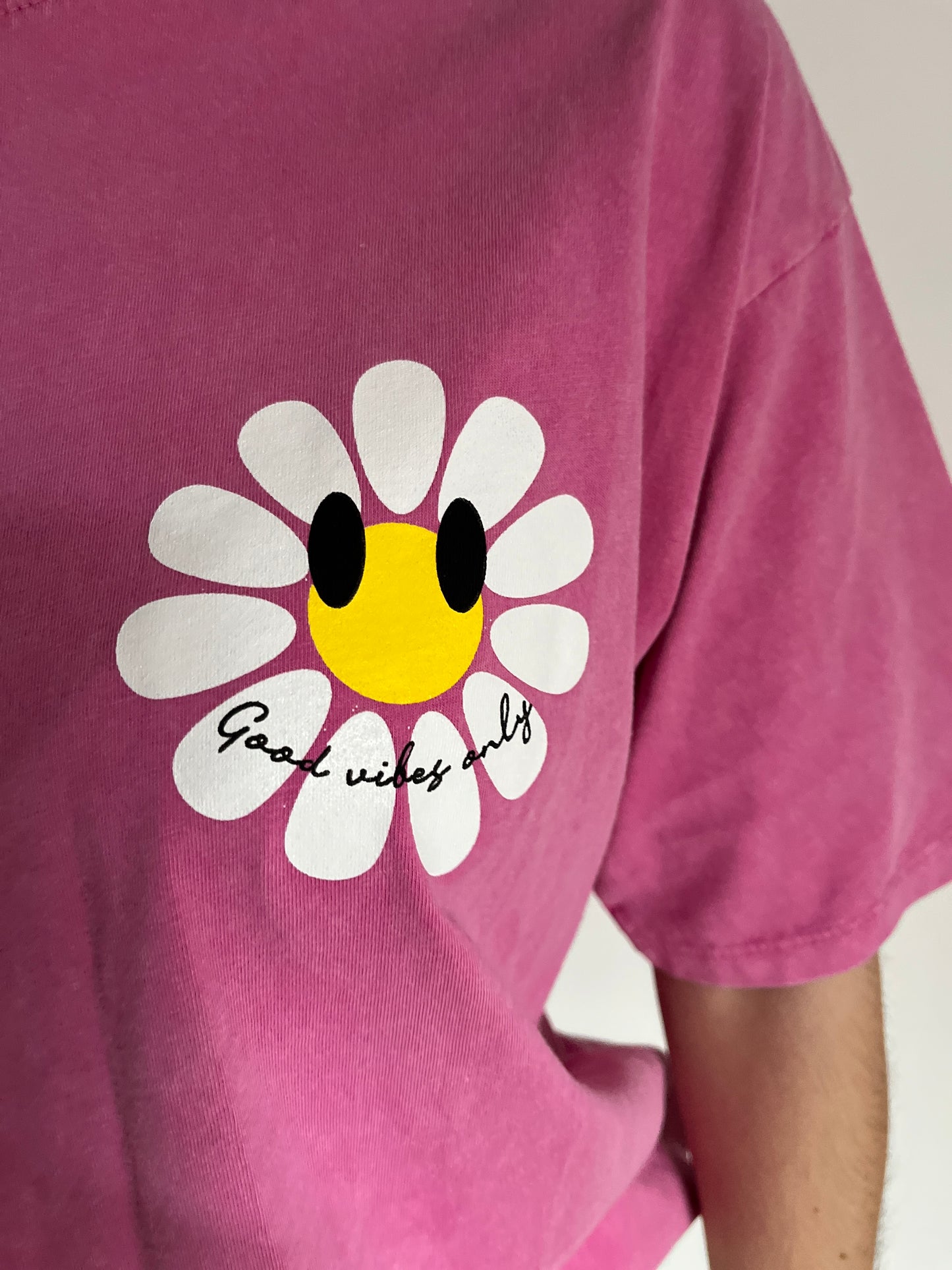 T-shirt Marguerite fushia