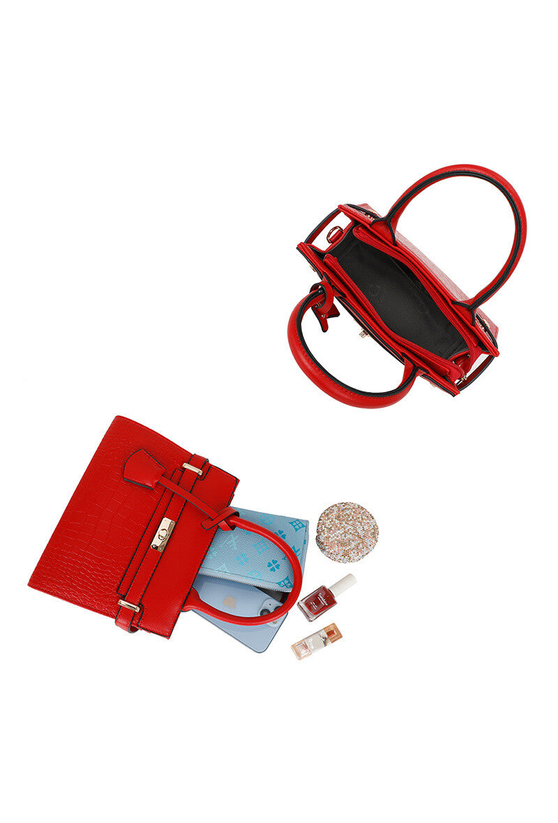 Sac à main Clélia rouge