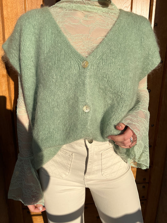 Pull Romy Vert d'eau
