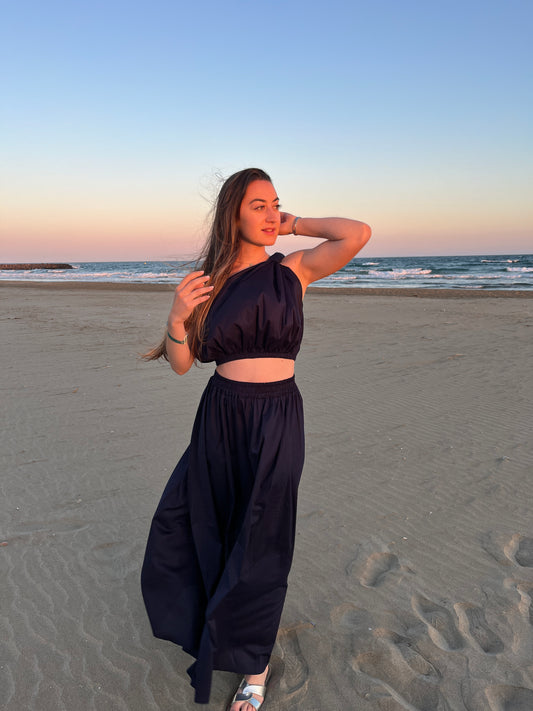 Ensemble Carmen Bleu marine