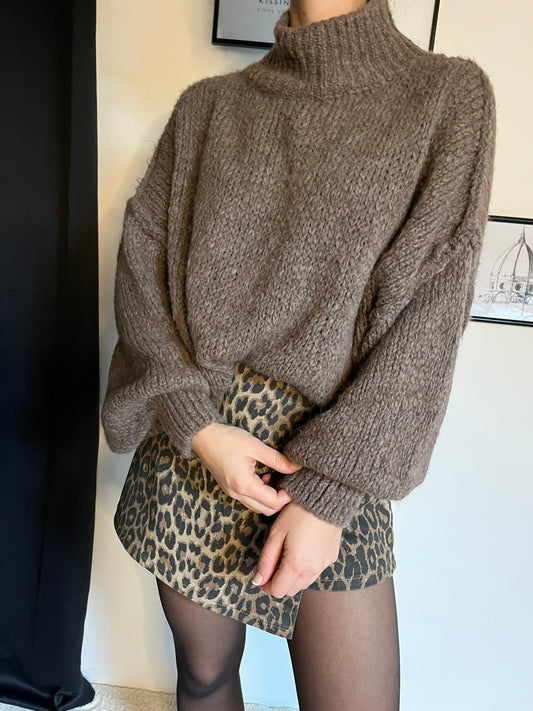 Pull Ana chocolat