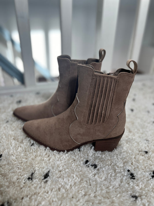 Bottines marron