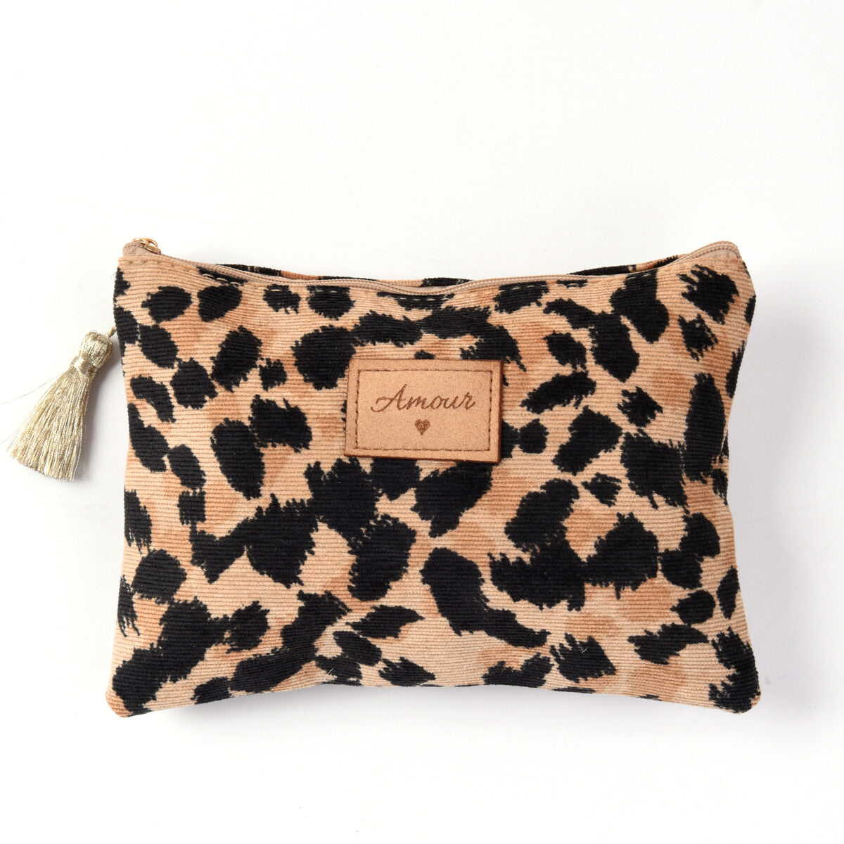 Pochette léopard Amour